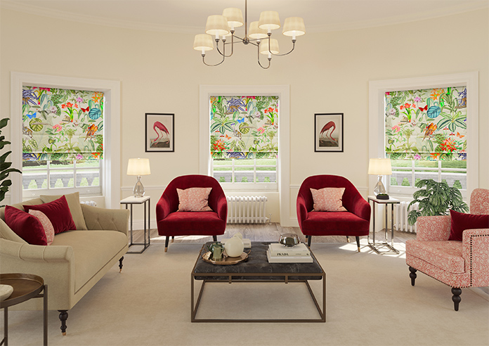 Barbados, Jungle - Twist&Fit Roman Blind - Image 8